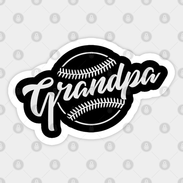 Baseball Grandpa Sticker by Toogoo